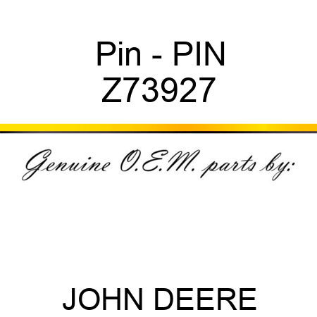 Pin - PIN Z73927