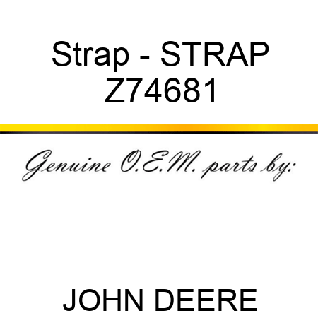 Strap - STRAP Z74681