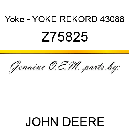 Yoke - YOKE REKORD 43088 Z75825