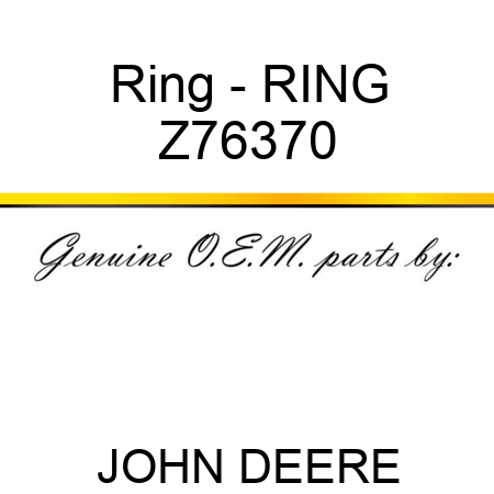Ring - RING Z76370