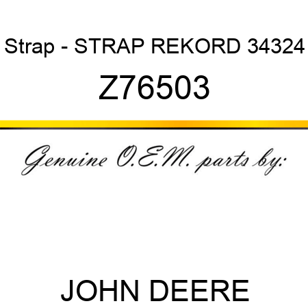 Strap - STRAP REKORD 34324 Z76503