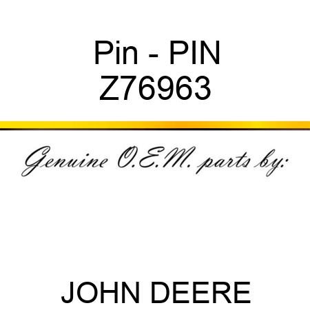 Pin - PIN Z76963