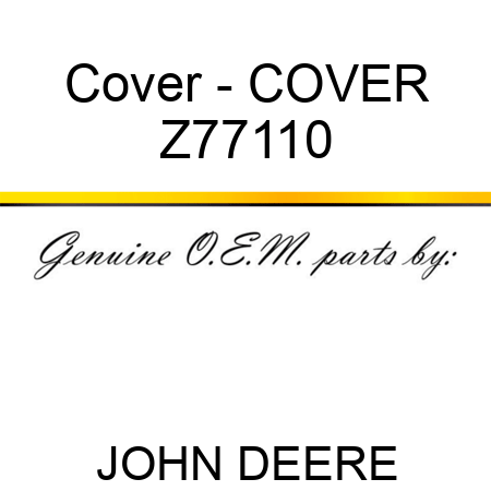 Cover - COVER Z77110