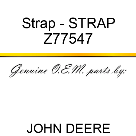 Strap - STRAP Z77547