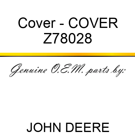 Cover - COVER Z78028
