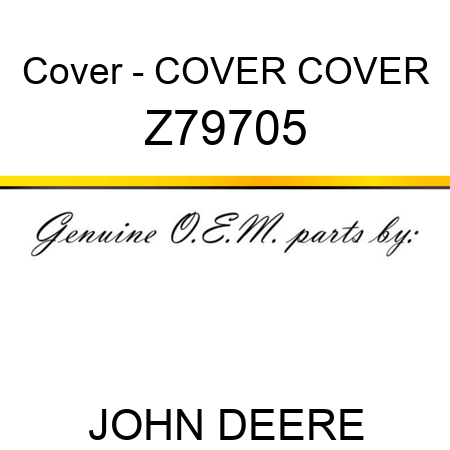 Cover - COVER, COVER Z79705