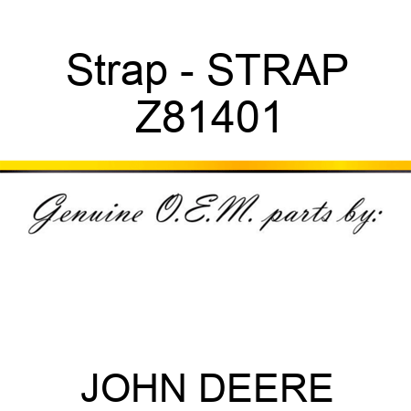 Strap - STRAP Z81401
