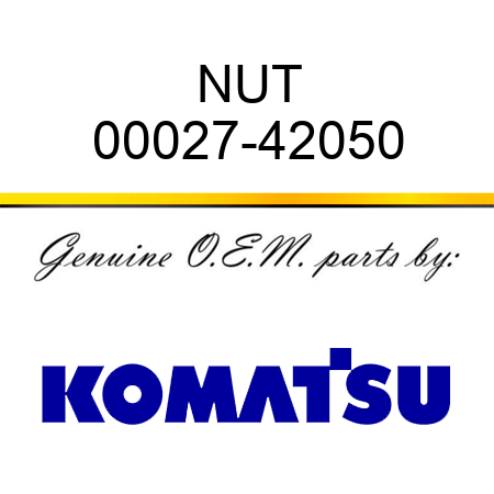 NUT 00027-42050