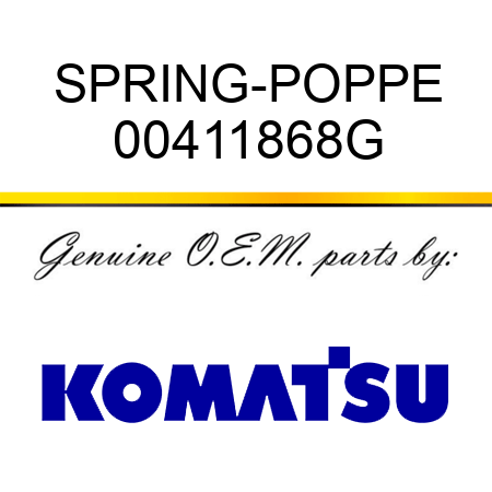 SPRING-POPPE 00411868G
