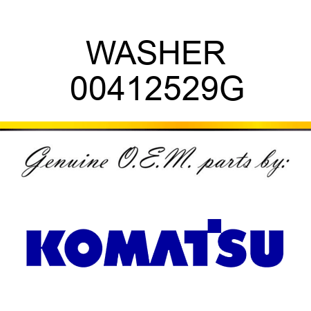 WASHER 00412529G