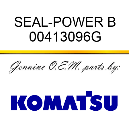 SEAL-POWER B 00413096G
