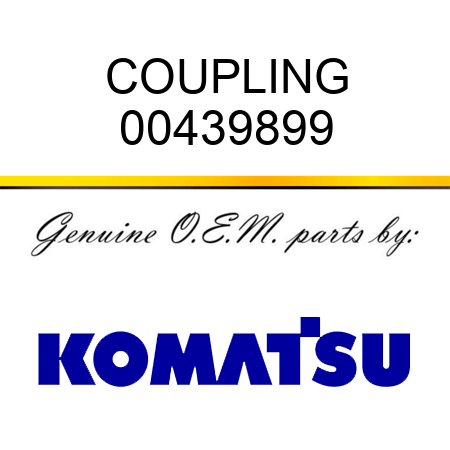 COUPLING 00439899