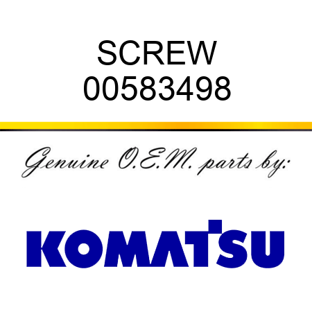 SCREW 00583498