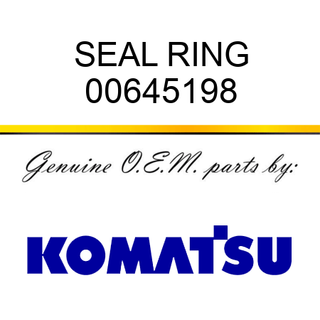 SEAL RING 00645198