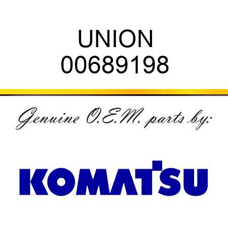 UNION 00689198