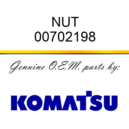 NUT 00702198