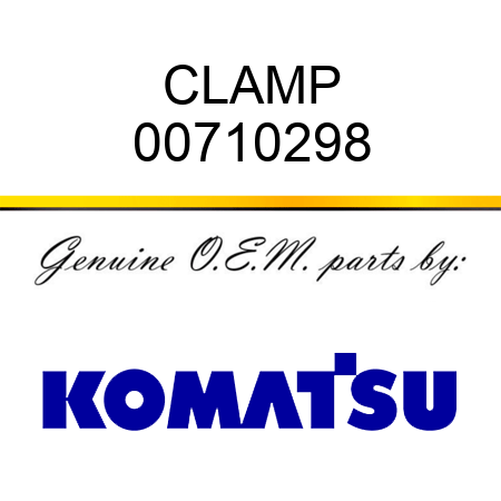 CLAMP 00710298