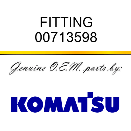 FITTING 00713598