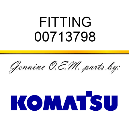 FITTING 00713798