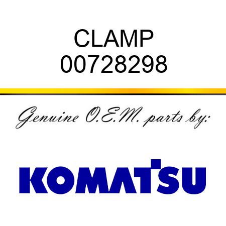 CLAMP 00728298