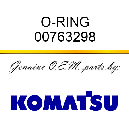 O-RING 00763298