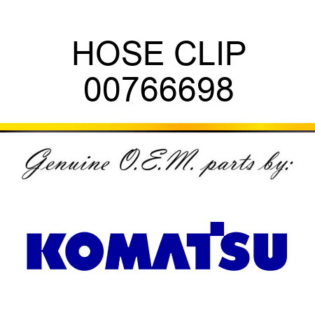 HOSE CLIP 00766698