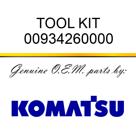 TOOL KIT 00934260000