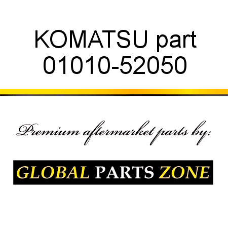 KOMATSU part 01010-52050