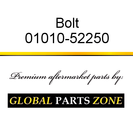 Bolt 01010-52250