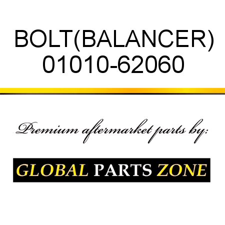 BOLT,(BALANCER) 01010-62060