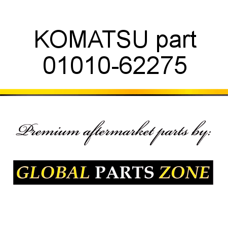 KOMATSU part 01010-62275