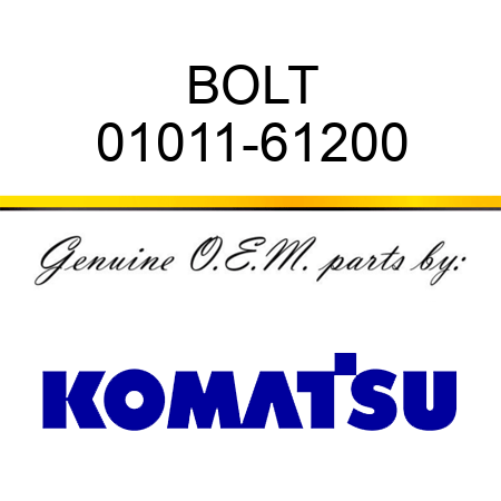 BOLT 01011-61200