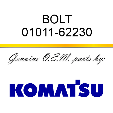 BOLT 01011-62230