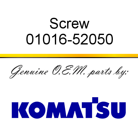 Screw 01016-52050