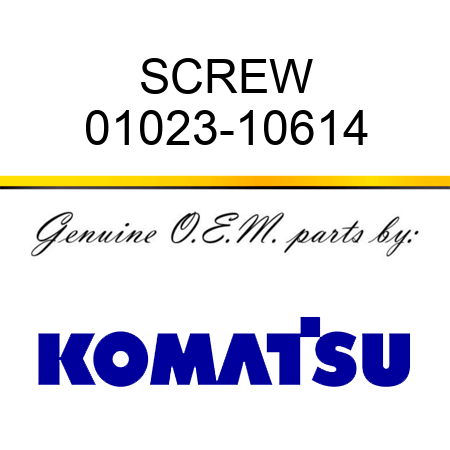 SCREW 01023-10614