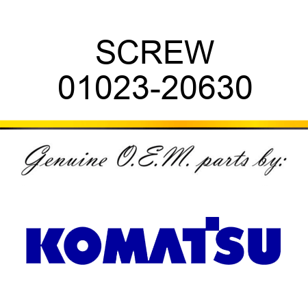 SCREW 01023-20630