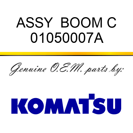 ASSY  BOOM C 01050007A