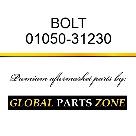 BOLT 01050-31230