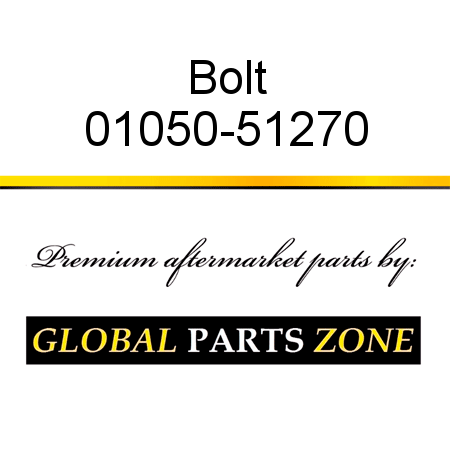 Bolt 01050-51270