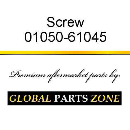 Screw 01050-61045