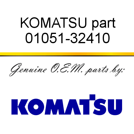 KOMATSU part 01051-32410