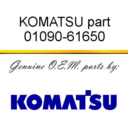 KOMATSU part 01090-61650