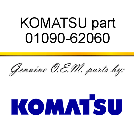 KOMATSU part 01090-62060