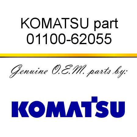 KOMATSU part 01100-62055