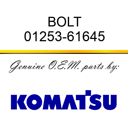 BOLT 01253-61645