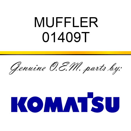 MUFFLER 01409T