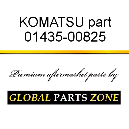 KOMATSU part 01435-00825