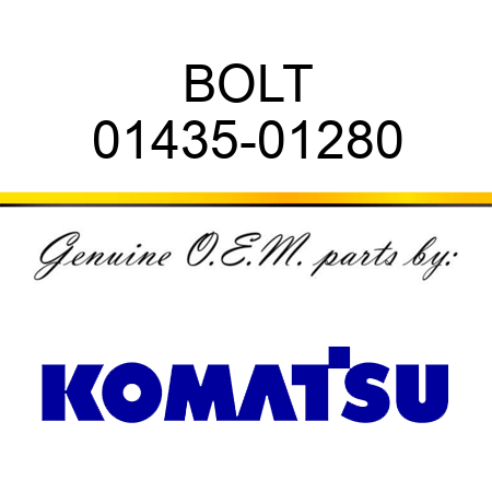 BOLT 01435-01280