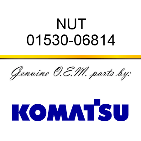 NUT 01530-06814