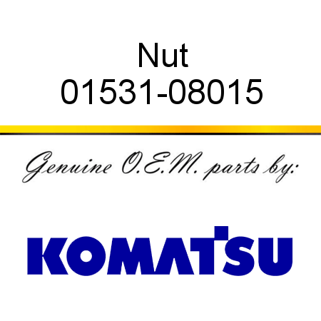 Nut 01531-08015